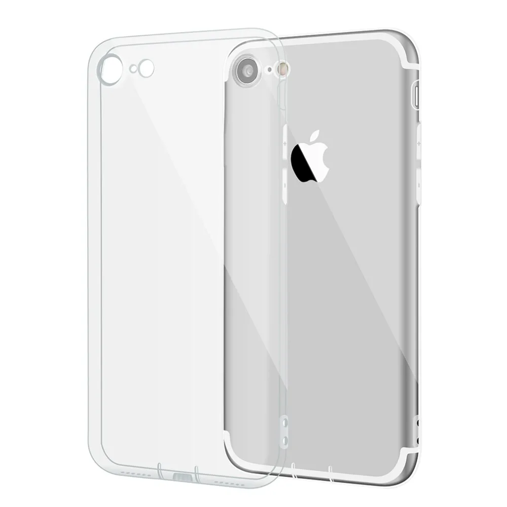 Soft TPU Silicone Transparent Clear Case Anti Scratch/Dust/Shock Ultra Thin Back Skin Bag Phone Cover For Iphone 8 7 Plus X @ |