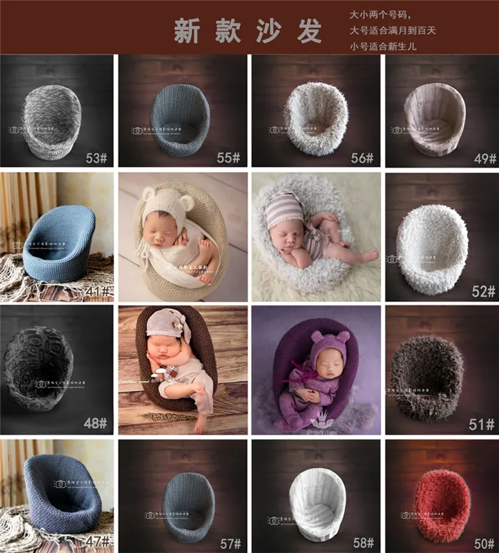 

Newborn Photography Props Posing Mini Sofa Chair Decoration Fotografia Accessories Infantil Studio Shooting Props