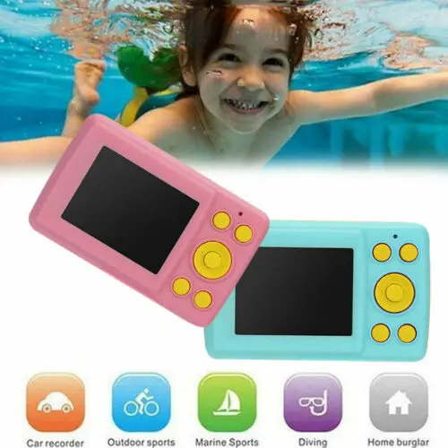 

Waterproof Automatic Children Kids Digital Camera Cam Recorder Photo Xmas Gift Shoot Cameras