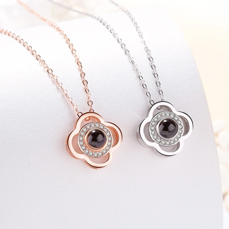 sterling sivler 100 language i love you eye pendant necklace 04