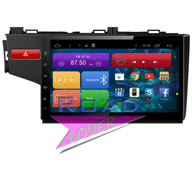 Roadlover 10 2 дюймовый Android 6 0 Автомобильный мультимедийный плеер для Honda Jazz 2014 Стерео