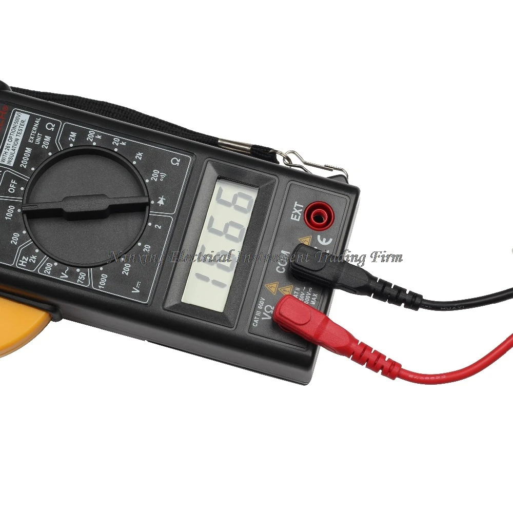 Быстрая пересылка MASTECHM266F цифровой зажим метр переменного тока Мегаомметр детектор с диодом