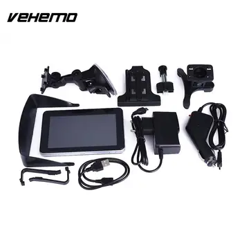 

Vehemo Car GPS 5 Inches EU Maps Free Support Bright LCD Screen Sound Notification