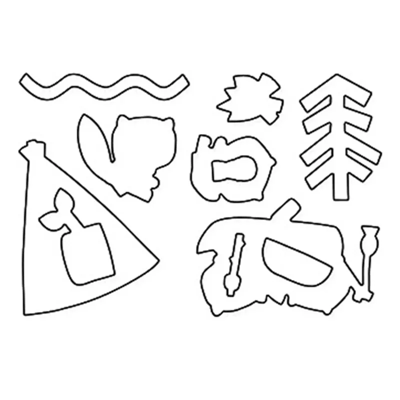

Eastshape Animal Metal Cutting Dies 10Pcs/lot Scrapbooking for Card Making Embossing Cuts New Craft Knife Stamp