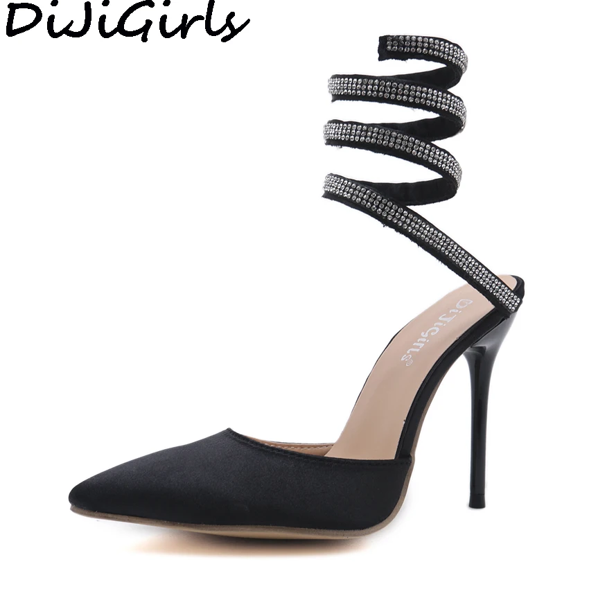 spiral high heels