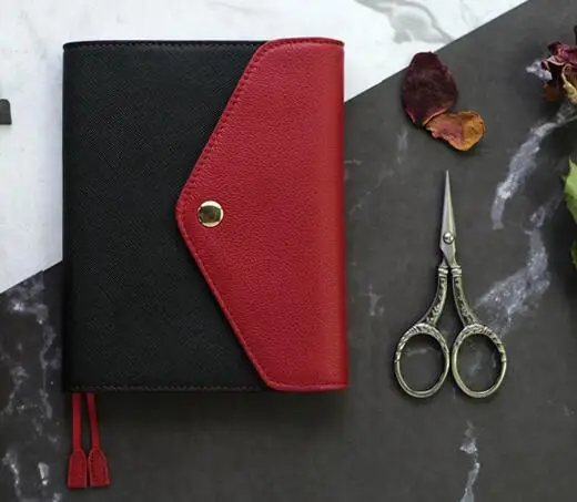 

Classic Genuine Leather Soft Cover A6 Envelope Journal Cover Suit For Standard A6 Fitted Paper Book Free Shipping