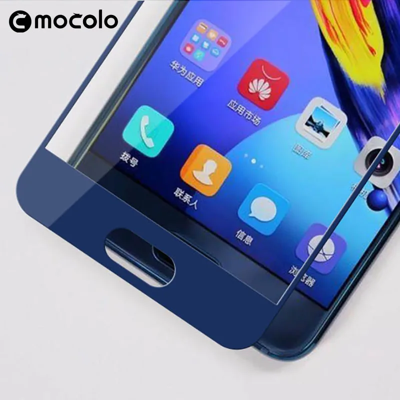 Для huawei Honor 9 Оригинальное защитное стекло Mocolo полное покрытие закаленное стекло 9h пленка для huawei Honor 9 Экран протектор