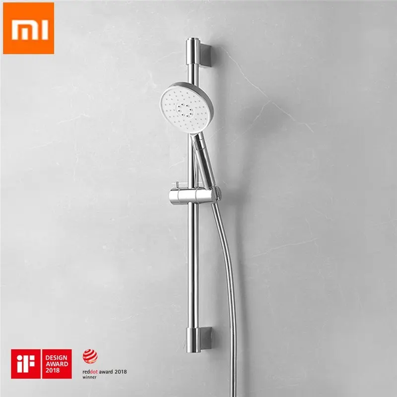 Xiaomi Dabai 360 градусов ручной шланг для душевой головки подъемник Трубы Набор 3 режима распыления мощный 53 отверстия для распыления подъемная рама