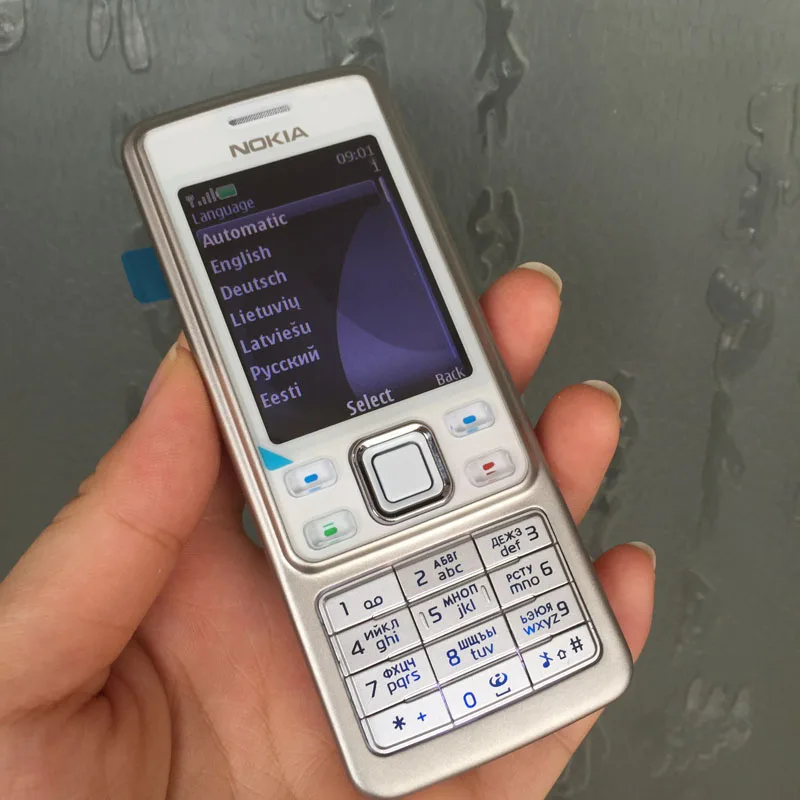 Мобильный телефон Nokia 6300, разблокированная Bluetooth Камера и клавиатура на английском, арабском и русском языках