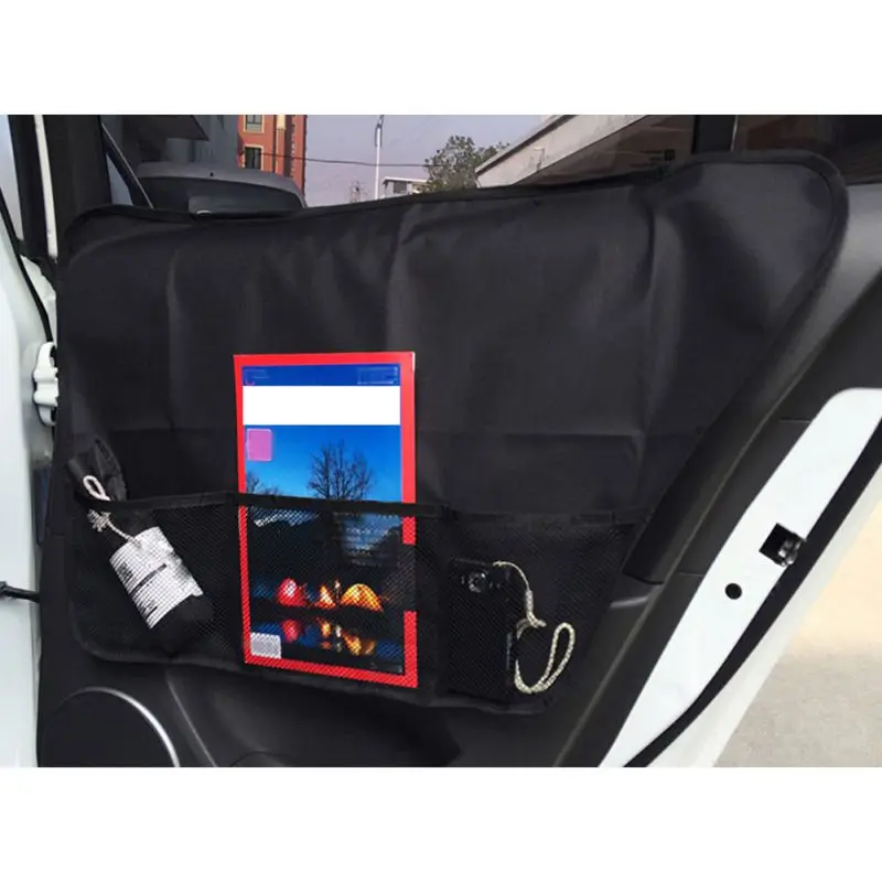 

2019 2PCS Car Side Door Pet Kids Protector Cover Anti-Kick Mat Seat Covers Automobile Anti-Kick Covers Protector