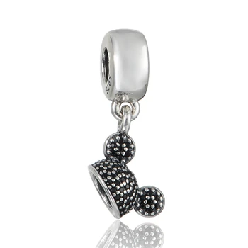 

Compatible With Western Bracelet 100% 925 Sterling Silver Sparkling Ear Hat CZ Beads European Style Women DIY Jewelry