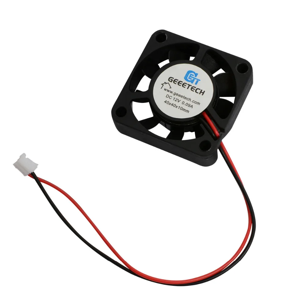 

RepRap Mini Cooler fan 12V DC for 3D printer stepper motor Pololu A4988 cooling with 2pin cabe