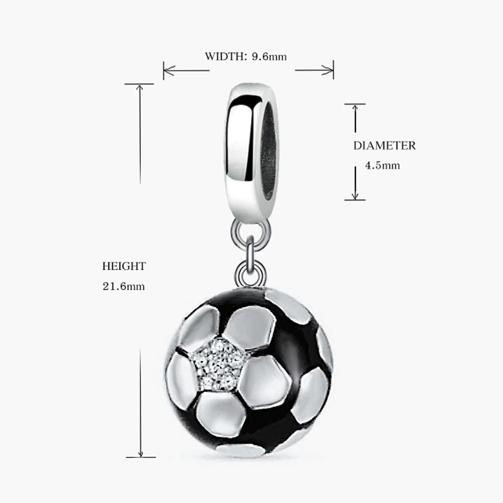 charm pandora originale football charm pandora originale football