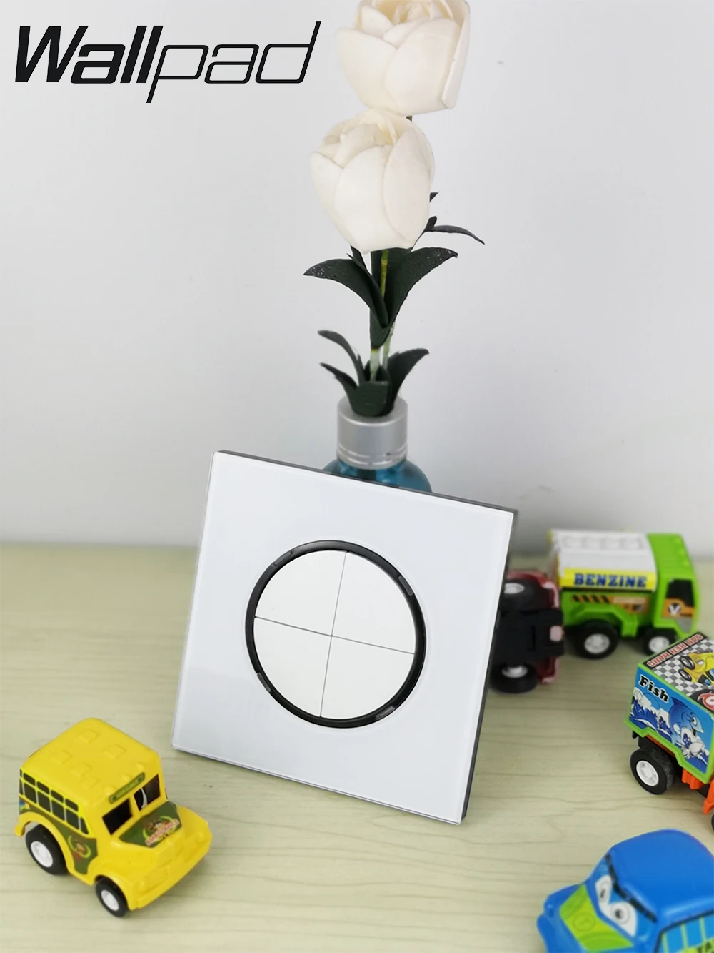 Tomada de parede wallpad l6, tomada dupla,