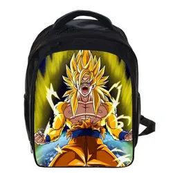 13 дюймов Детский рюкзак Dragon Ball Z рюкзак Sun Goku детские школьные сумки для мальчиков и девочек повседневные Рюкзаки студенческая сумка Mochila