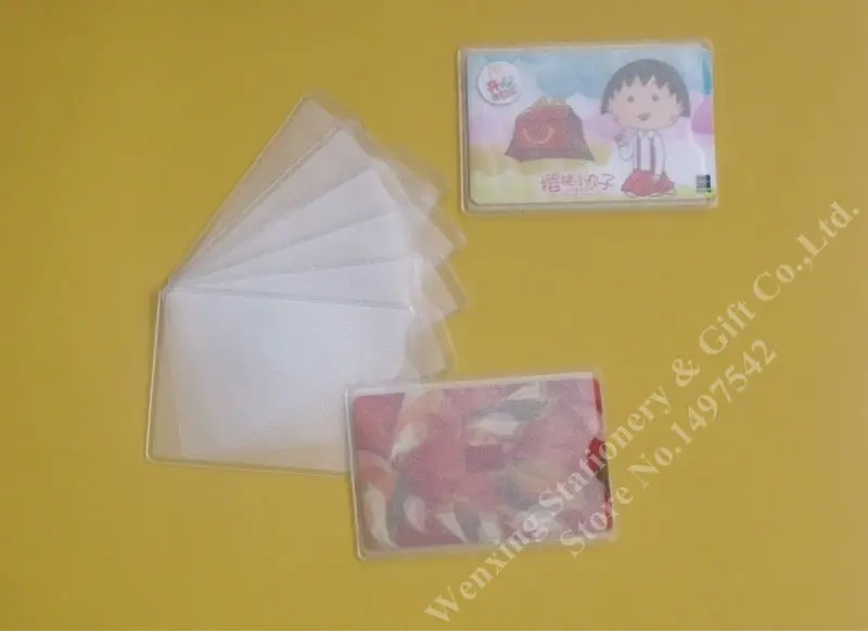 

Free shipping 10pcs business soft plastic cards holder waterproof card case ,OEM welcome