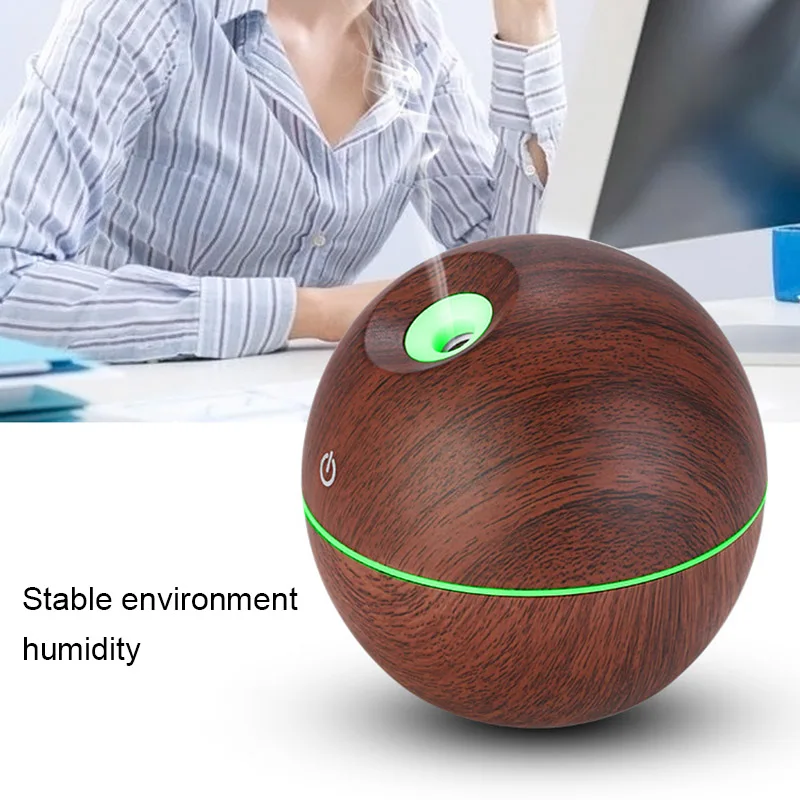 

Newest Fragrance Air Humidifier 130ml Mute Essential Oil Diffuser USB Changing for Home Office CSL2018