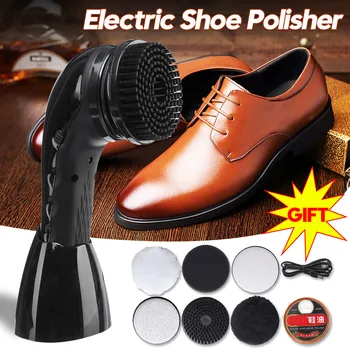 

Multi-functional Electric Shoe Brush Shine Polisher Automatic Shoe Polishing Cleaning Machine Car Seat Bags Shoe Leather Care