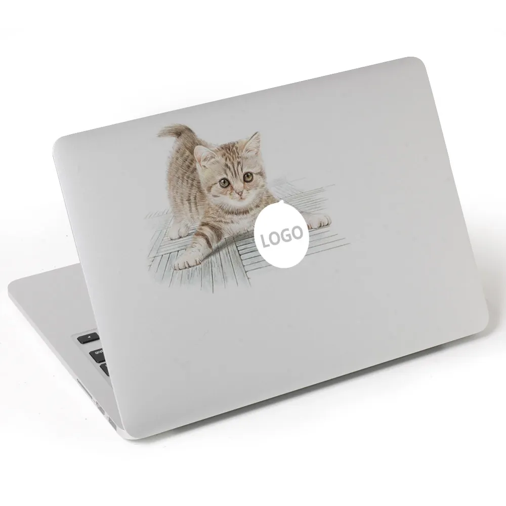 Милый Кот слон животное Королевство виниловая наклейка ноутбук Стикеры для DIY Macbook Pro Air 11 13 15 дюймов кожи ноутбука