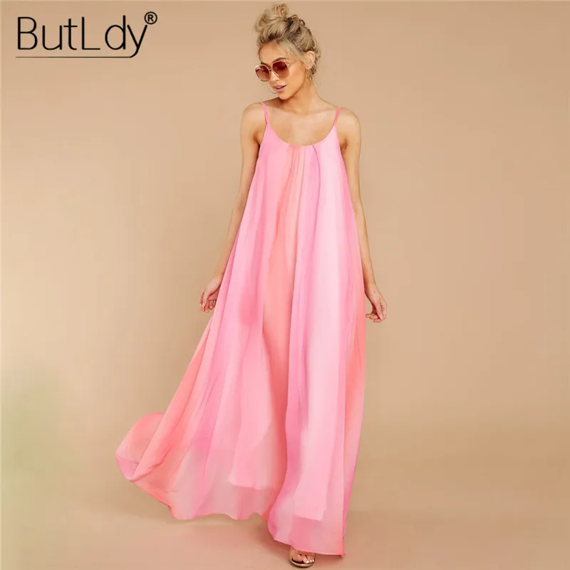 

Rainbow Strap Women Dress Off Shoulder Backless Sexy Summer Beach Dress 2019 Bohemian Casual Long Maxi Floor-Length Dresses