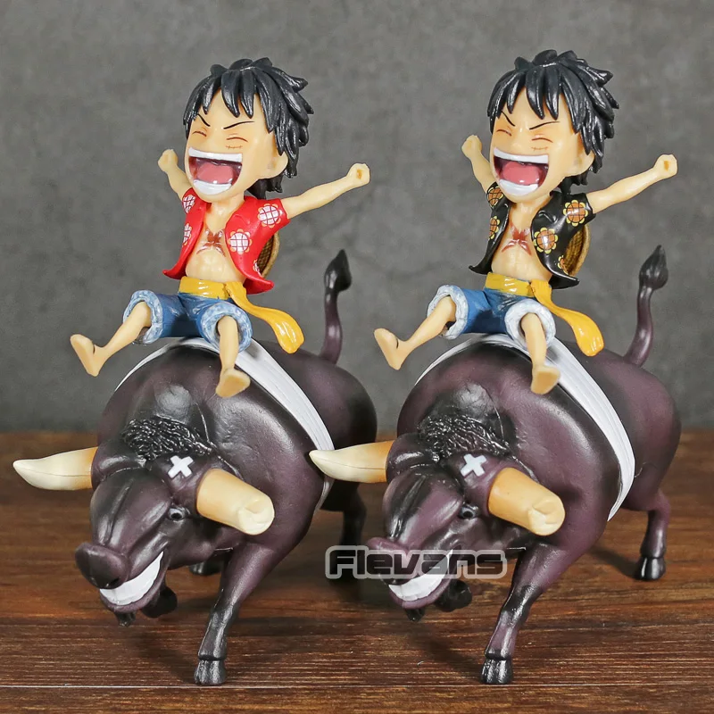 

One Piece Monkey D. Luffy with Ucy Fighting Bull PVC Figure Toy Collectible Figurine Model