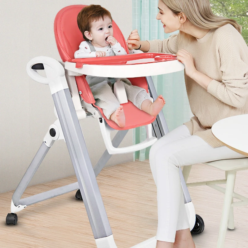 Newborn Baby Eating Chair Portable Infant Seat Adjustable Folding Baby Dining Chair High Chair Baby Feeding Chairs No Smell