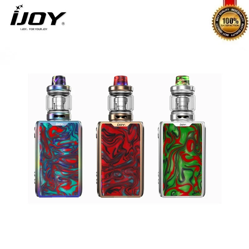 

Original Ijoy Shogun JR Kit 126W Dual Internal Batteries Box Mod with 6ml Shogun Subohm Tank 0.2ohm Mesh Coil E-Cigarettes Kit