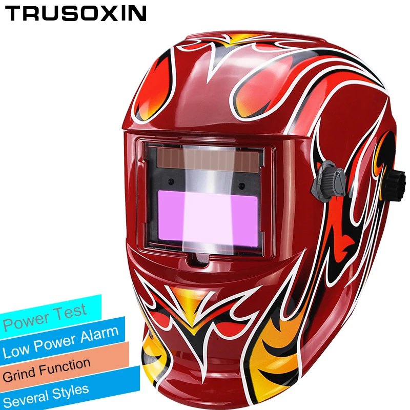 

Blue spider Solar Auto darkening welding/polish/grinding helmets/welder mask/eyes goggles/cap for MMA TIG MIG weld machine