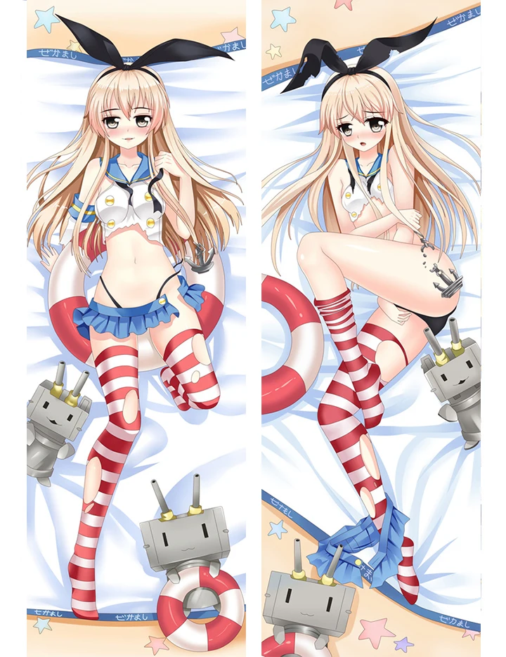 Новая коллекция японского аниме Kantai Коллекция KanColle shimakaze чехол для подушки Dakimakura