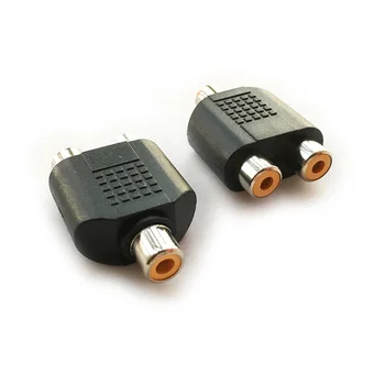 

Female RCA Phono to Twin Female RCA Y 2-Way Audio/Video Splitter Adapter