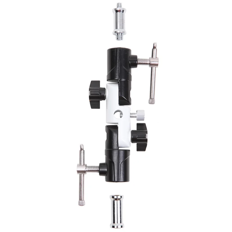 Beli 3 Bagian Bentuk U Tipe Flash Bracket untuk Payung Pemegang Lampu Berdiri Adjustable DJA99