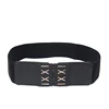 Leather Elastic Wide Belt for Women Stretch Thick Waist Belt for Dress Adornment For women Waistband ► Photo 2/6