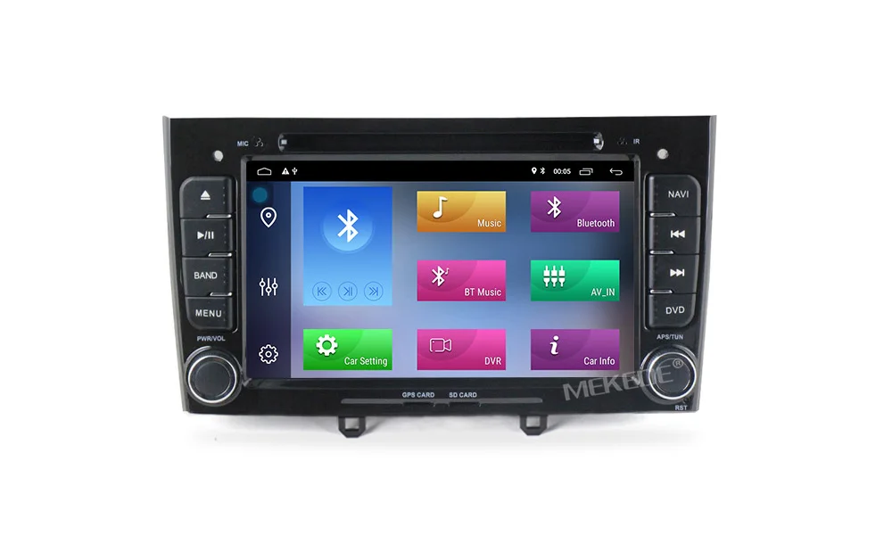 Discount Wholesale!2GB+32GB android 9.1 car gps dvd player for Peugeot 308 2009-2014 with 2GB+32GB wifi BT SWC canbus free shipping 25