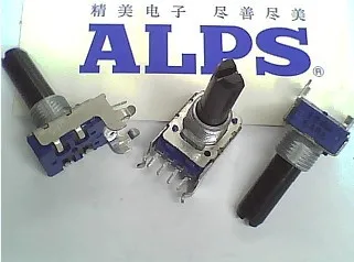 2 шт./лот ALPS оригинальный бренд RK11 Тип потенциометр 104 Вт средняя длина вала 20 мм |