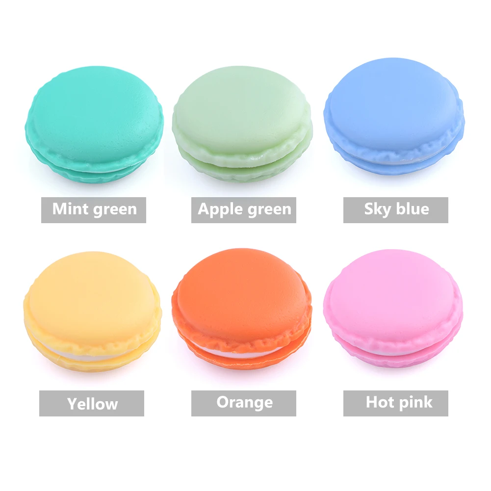 48 шт. PP + TPE смешанные ювелирные изделия из макаруна таблетки серьги для хранения