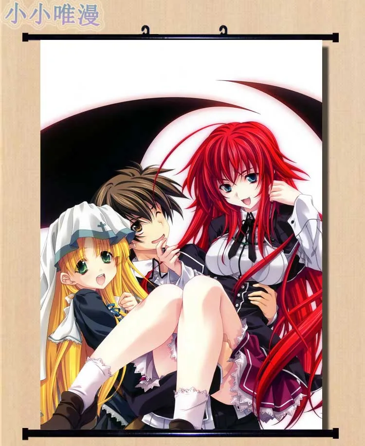 Аниме старшая школа DxD Himejima Akeno & Toujou Koneko Irina Shidou Rias Gremory домашний Декор настенный