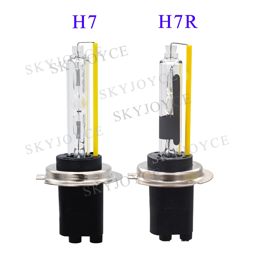Fast Bright H7 Xenon HID Bulb Metal Base Super Bright 5500K 35W 45W 55W