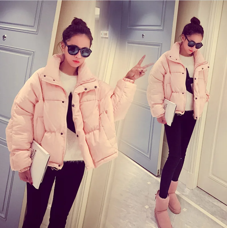 CHICY 2016 Winter Down Jacket Women Short Coat Casual Parkas Thickening Female Warm Clothes High Quality Student Overcoat