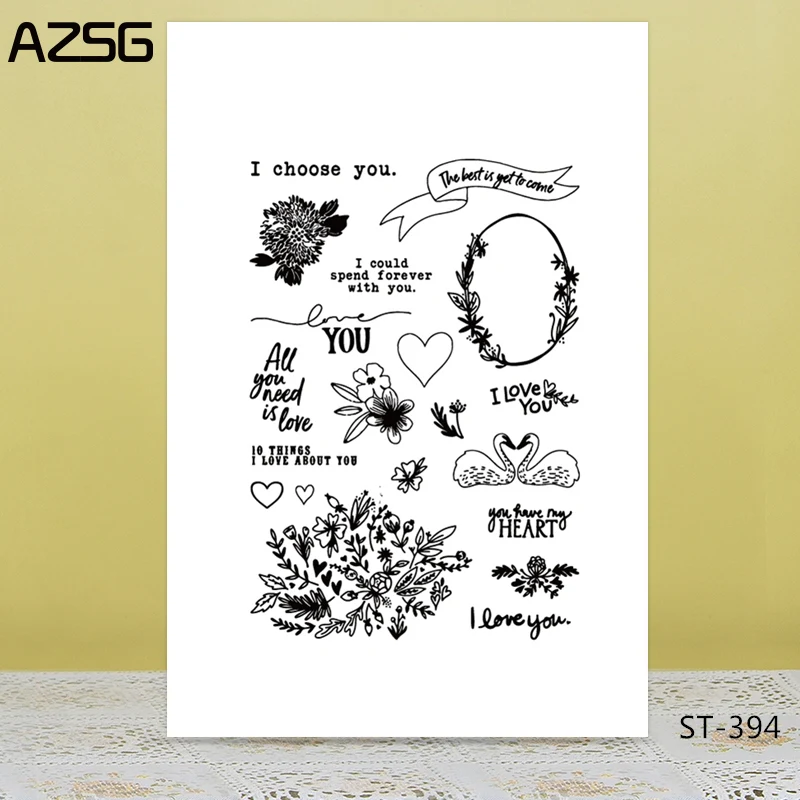 

AZSG I'm your friend Clear Stamps For DIY Scrapbooking/Card Making/Album Decorative Silicon Stamp Crafts