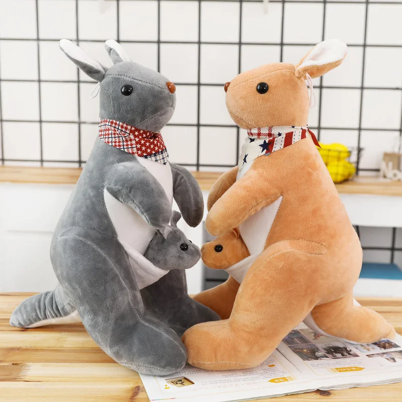 

Cute Kangaroo Plush Toys Boys Soft Stuffeded Toy Doll Girl Boy Plush Pillow Girls Kids Toys Best Gift For Children Dolls
