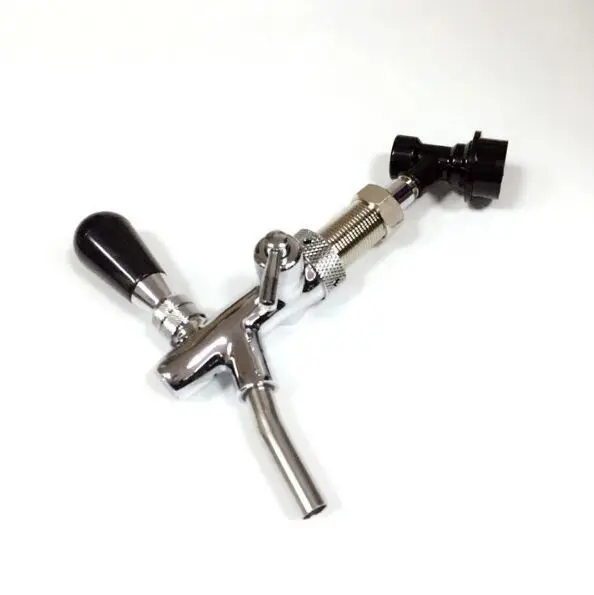 

Beer tap faucet, Adjustable Faucet with chrome plating,homebrew making tap with ball lock