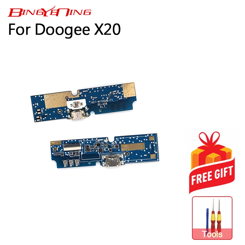 BingYeNing новинка оригинал Для Doogee X20/X20L штепсельная плата для зарядки гибкий телефон