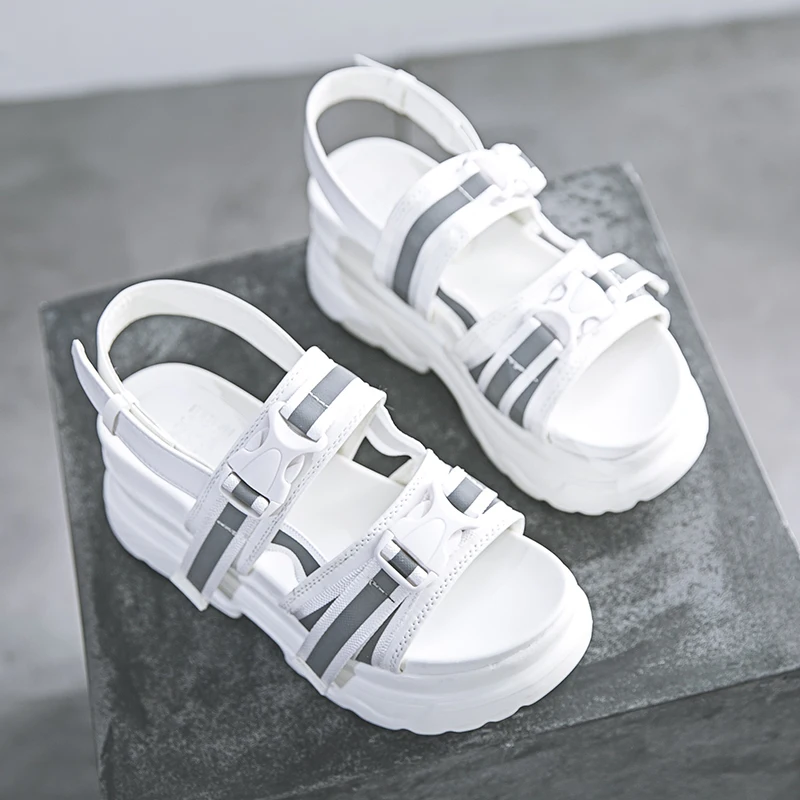 

2019 Summer design temperament comfortable Platform Super High Heels 12 peep toe Shoes Women Sandals thick bottom size 35 to 40