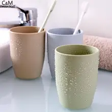 Кисть из легкого набора аксессуаров для ванной комнаты, прочная чашка держатель для зубной щетки, материал унисекс, круглая чашка для зубной щетки