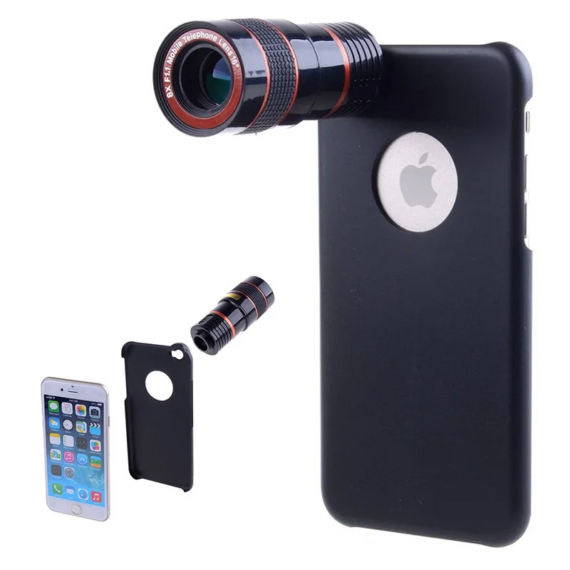 

2017 HD 8x Optical Zoom Lenses Telescope 8X Telephoto Lentes Camera Lens For iPhone 6 6S 7 plus Samsung S5 S6 S7 Phone Cases