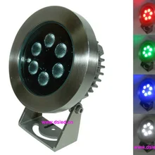Высокая мощность 24 Вт RGBW светодиодный прожектор, зелёный, синий подводный светодиодный свет, нержавеющая сталь, IP68, 24 V DC, DS-10-40-24W-RGBW, 6*4 Вт RGBW 4in1