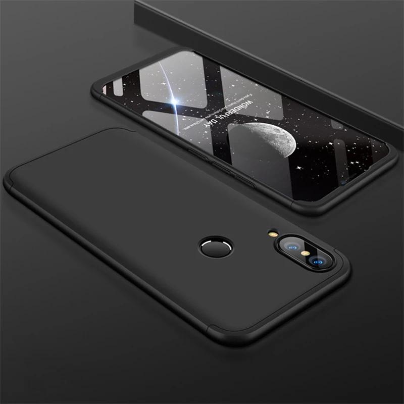 

For Huawei P20 Lite Case Luxury 3 in 1 Matte Hard PC Full Body Protection Back Cover For Huawei P20 Pro Shockproof Fundas Coque