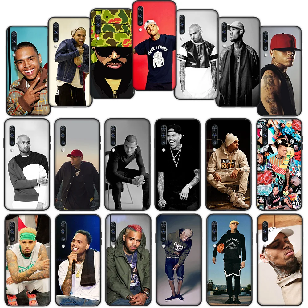 

Chris Brown Breezy Soft Cover Case for Samsung Galaxy Note 10 9 8 J6 M20 M30 M10 M40 Coque