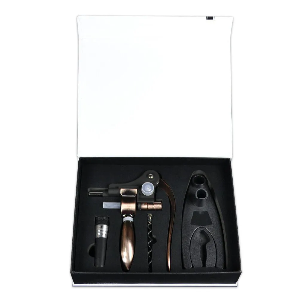 

Creative Multifunctional The New Wine Set Zinc Alloy Wine Opener Rabbit-type Bottle Opener Package Destapadores De Cerveza #X