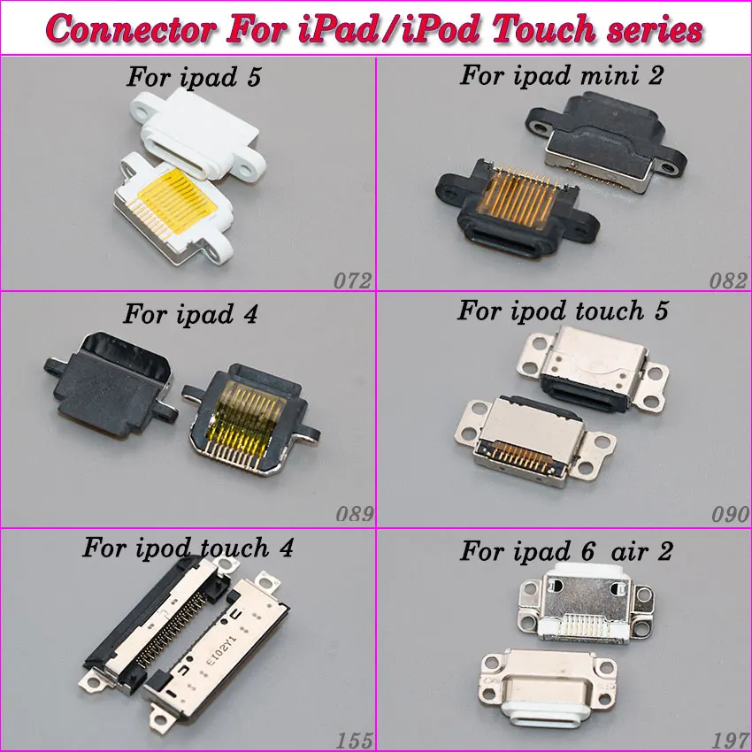 

ChengHaoRan Micro usb jack Charging socket Charger for iPad mini 2 for iPad 4 5 6 air 2 for iPod Touch 4 5 Connector